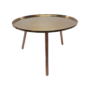 Mesa auxiliar de diseño moderno, sala de estar mate para metal chapado en cobre, muebles para el hogar - Product Image 3