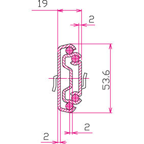 Super september Glissière à baïonnette en métal à usage intensif Ram Industrie Serie 59 Capacité de charge de 80kg Design industriel Premium - Product Image 2