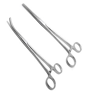 Comprar en línea de alta calidad 2024 de acero inoxidable al por mayor precio barato instrumentos quirúrgicos Kelly fórceps Curvo - Product Image 3