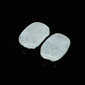 1 par de piedras preciosas naturales ovaladas con cojín Druzy rosa de 10x15mm 11,9 Cts piedras preciosas sueltas - Product Image 2