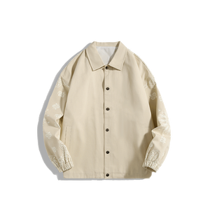 Wholesale Custom Fancy Style Men's Wool/Polyester Waterproof Reversible Winter Varsity Jacket - Product Image 3