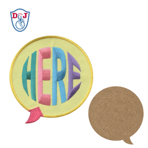 10Cm Thêu Cork Vải Trà Thời Gian Coaster - Product Image 5