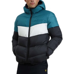 Blouson matelassé décontracté pour homme, couleur personnalisable, coupe ajustée, fermeture éclair, grandes tailles, automne, effet délavé, imperméable, respirant, tricoté, vente en gros - Product Image 1