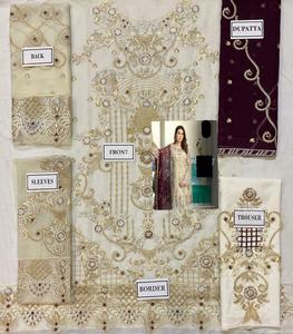 2022 Vente Chaude Pakistanaise Indienne Designer Soie Salwar Kameez Robe De Mariée Sharara Collection De La Collection - Product Image 5