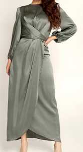 ชุดเดรสปาร์ตี้เซ็กซี่ใหม่ปี 2022 ผ้าซาตินเนื้อนุ่ม ชุดนอนสำหรับสาวๆ ชุดเดรสใส่เที่ยวกลางคืนสุดฮอต ชุดนอนไซส์ใหญ่ - Product Image 4