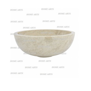 Bol de service en marbre de qualité supérieure forme ronde bol de service à dessert de taille personnalisée pour usage domestique - Product Image 5