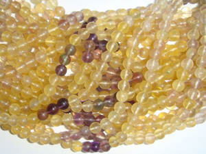 Perles rondes de Fluorite pour la fabrication de bijoux, pierres précieuses naturelles, taille de 4mm, diamètre de 13 pouces, vente en gros, livraison gratuite - Product Image 2