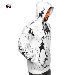 Pull à capuche manches longues pour hommes, vêtement décontracté, Style imprimé à Sublimation, 100% Polyester, impression personnalisée, Service OEM - Product Image 3