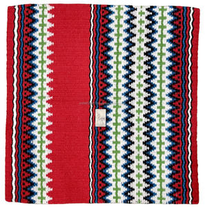 Almohadilla de sillín de caballo de tela Premium de alta calidad, piel de oveja, Stock australiano, manta de sillín occidental personalizada con relleno de lana - Product Image 5