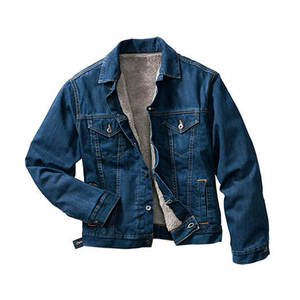 Otoño/Invierno nuevos hombres de talla grande cuello alto patrón de dibujos animados chaquetas de Mezclilla-impermeable y con capucha - Product Image 4