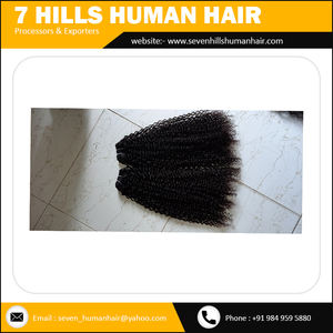 Achat en gros de cheveux brésiliens naturels Remy de trame de cheveux humains d'Inde - Product Image 5