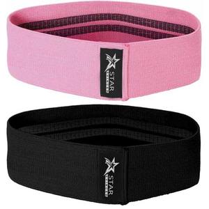 Women's Home Fitness Hip Strength Training <b>Bands</b> Wide Anti-Slip Fabric Resistance <b>Bands</b> for Booty <b>Exercise</b> Customizable Logo - Product Image 6