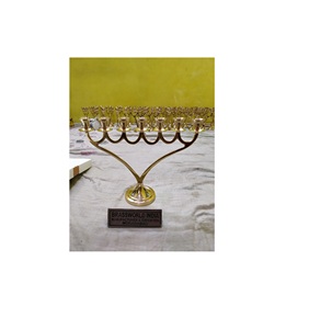 Sept bougeoirs en laiton de haute qualité pour église cuivworld inde - Product Image 1