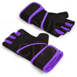 For <b>GLOVES</b> City Competition Half-Finger Workout <b>Gloves</b> Premium Durable Leather Custom Design for Gym Fitness Weightlifting - Product Image 2