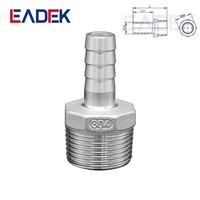 Raccord de tuyau connecteur tuyau hexagonal mamelon filetage en acier inoxydable mâle hexagone Ppr femelle coulée 3 ans réduisant 150 LB 1000 pièces
