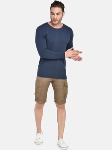 Shorts cargo kaki pour homme, taille mi-haute, séchage rapide, en tissu Oxford, décontractés, avec plusieurs poches et braguette zippée - Product Image 4