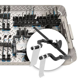 Outil chirurgical orthopédiques avec lames, 25 pièces, cadre de rétracteur de colonne vertébrale, spécialité à charnière - Product Image 1