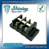 Barre de connexion à vis en laiton isolée en plastique TB-100 600V 100A
