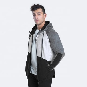 Mens Customized 100% Cotton Eco-Friendly Winter Fashion <b>Zip</b>-<b>up</b> Smart Casual Hooded Hoodie Sweatshirt - Product Image 3
