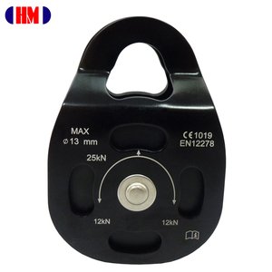 รอกอลูมิเนียม AP-080 สำหรับเชือก - รอกเดี่ยวแบบมีลูกปืนสำหรับปีนป่ายเคลื่อนที่ ใช้กับเชือกสำหรับการเข้าถึง - Product Image 1