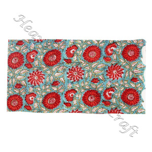 Tissu 100% coton patrimoine culturel 5 Yard tissu courant bloc à la main imprimé 100% tissu de Voile de coton doux pour l'approvisionnement en vrac - Product Image 1