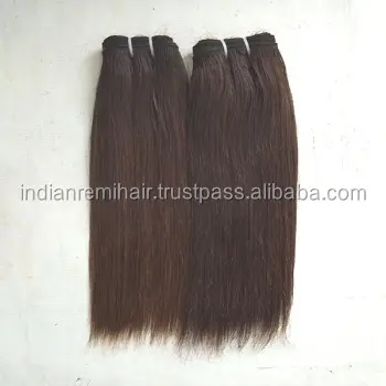 Unprocessed wholesale Natural Real Remy Indian Virgin Human Hair Natural straight