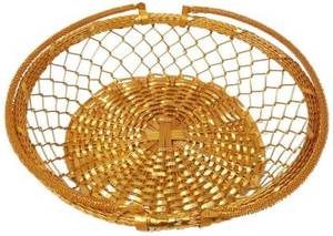 High Quality Golden Metal Decorative <b>Basket</b> for <b>Gift</b> Box for Display, Gifting, Wedding at Wholesale Price - Product Image 6