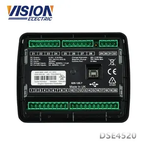 DSE4520 발전기 컨트롤러 3 상 발전기 및 메인 유틸리티 감지 전자 컨트롤러 자동 시작 제어판