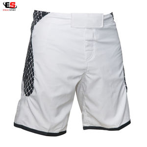Pantalones cortos MMA de poliéster 100% de alta calidad, peso ligero, diseño totalmente personalizado, ropa de artes marciales - Product Image 3