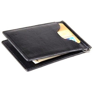 High End Best Quality Durable PU Leather Customizable Money Clip <b>Wallet</b> 6 Card Slots <b>Metal</b> Clip Men 29 Years Experience Made - Product Image 2