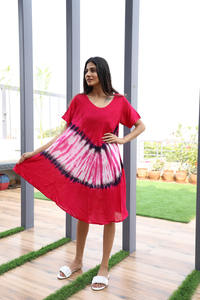 Vestido de verano de flores bohemio para mujer, vestido con estampado de Tie-Dye para noche, fiesta, playa, vacaciones, 2022 - Product Image 3