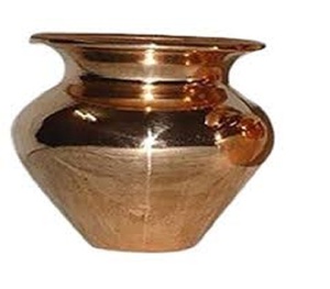 Lota ทองแดงสไตล์อินเดียคุณภาพสูงสำหรับบ้านรายวัน - Product Image 1