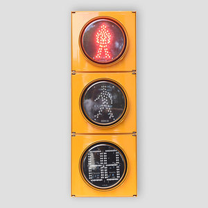 3 voies <span class=keywords><strong>Rouge</strong></span> Vert Led <span class=keywords><strong>Feu</strong></span> de Signalisation Piétonnière Avec Compte À Rebours - Product Image 3