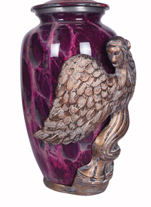 โกศใส่เถ้ากระดูกสำหรับงานศพรูปนางฟ้าสำหรับใส่เถ้ากระดูกโกศตกแต่งแบบอเมริกันสำหรับขี้เถ้าโลหะคลาสสิก - Product Image 4