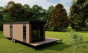 AdayWaggon TinyHouse Casas de remolque de acero móviles para apartamentos - Product Image 2