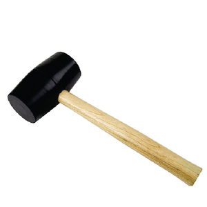 Wholesale manufacturing top quality best selling <b>Rubber</b> mallet with wooden handle for post mortem set - Product Image 1