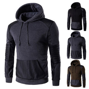 Haute qualité 100% coton pull chaud dernière mode impression pull pas cher prix hommes sweats à capuche - Product Image 4