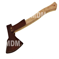 Hache à fendre en acier damas personnalisée de haute qualité avec manche boisé Fabricant direct pour l'agriculture de jardin et le bricolage à usage industriel