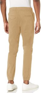 Pantalones Jogger Ligeros de Lona para Hombre, Corte Recto, Estilo Urbano, con Logotipo Personalizado Bordado - Product Image 2