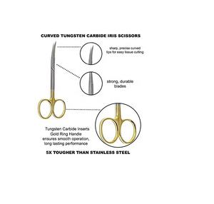กรรไกรตัดม่านตาสแตนเลสแบบแมนนวลอุปกรณ์ทันตกรรมสำหรับวัตถุประสงค์ทางการแพทย์ - Product Image 2