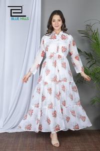 Georgette Kurtis douce, style décontracté, pour tenue de Festival, modèle 2021, vente en gros - Product Image 2