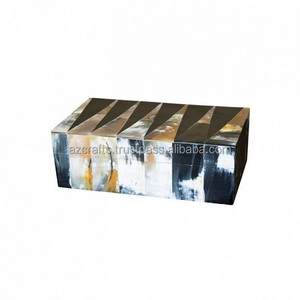 Caja de embalaje de joyería decorativa hecha a mano Cuerno de búfalo y caja de regalo de almacenamiento de tablero MDF para almacenamiento de joyas y empaquetado en cartón - Product Image 2