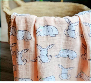 Custom Print 70% Bamboo 30% Organic Cotton Newborn <b>Swaddle</b> Wrap Receiving <b>Blanket</b> Baby <b>Muslin</b> <b>Swaddle</b> <b>Blankets</b> - Product Image 3