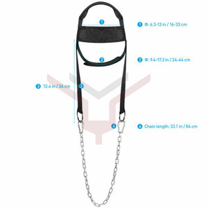 Arnés para la cabeza y cuello, ejercicio muscular, gimnasio, fuerza, levantamiento de pesas - Product Image 4