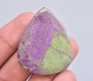 Purpurite-cabujones de piedras preciosas, cabujones de purpurita con serpentina, cabujones de piedras preciosas sueltas - Product Image 1