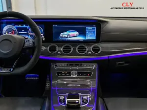 CLY-embellecedor Interior de fibra de carbono seco para coche, para Mercedes W213 W238 C238 E Class E63 AMG Coupe Sedan