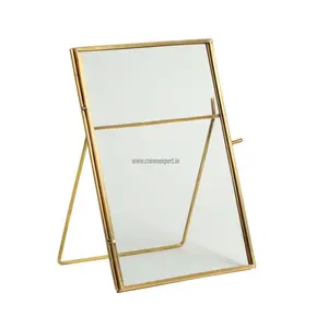 金色成品相框家居装饰优质优雅定制桌面金属复古相框从皇冠出口
