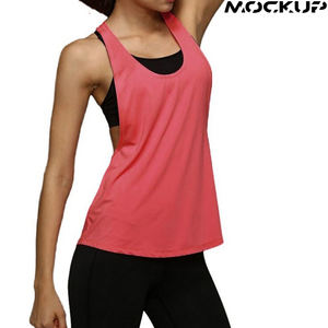 Débardeur de sport pour femmes de haute qualité, débardeur de yoga en coton, taille plus, modèle personnalisé, numéro OEM - Product Image 4