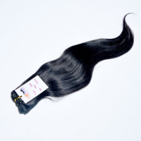 Prix de gros d'usine pas cher indien brut non transformé 100% cheveux humains brésiliens raides vierges non transformés vendeur