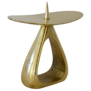 VINTAGE BRASS <b>SMALL</b> <b>CANDLE</b> STAND BRASSWORLD INDIA - Product Image 3